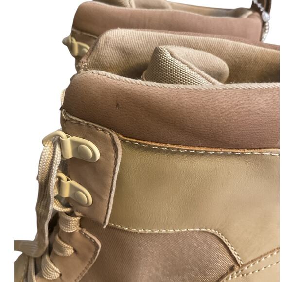 Dolce Vita Womens 9.5 M Tan Boots Collin Dune Heels Rubber Sole Chunky Sustain - Picture 15 of 15